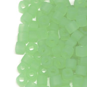 Кубический бисер TOHO (ТОХО) Куб 3мм бледно-зеленый матовый (144F)