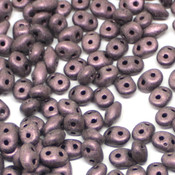 Чешские бусины SuperDuo (Супердуо) Чешские бусины SuperDuo Metallic Suede-Pink (79086MJT)