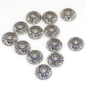 Фурнитура для украшений Шапочки для бусин ШМ-11 античное серебро
